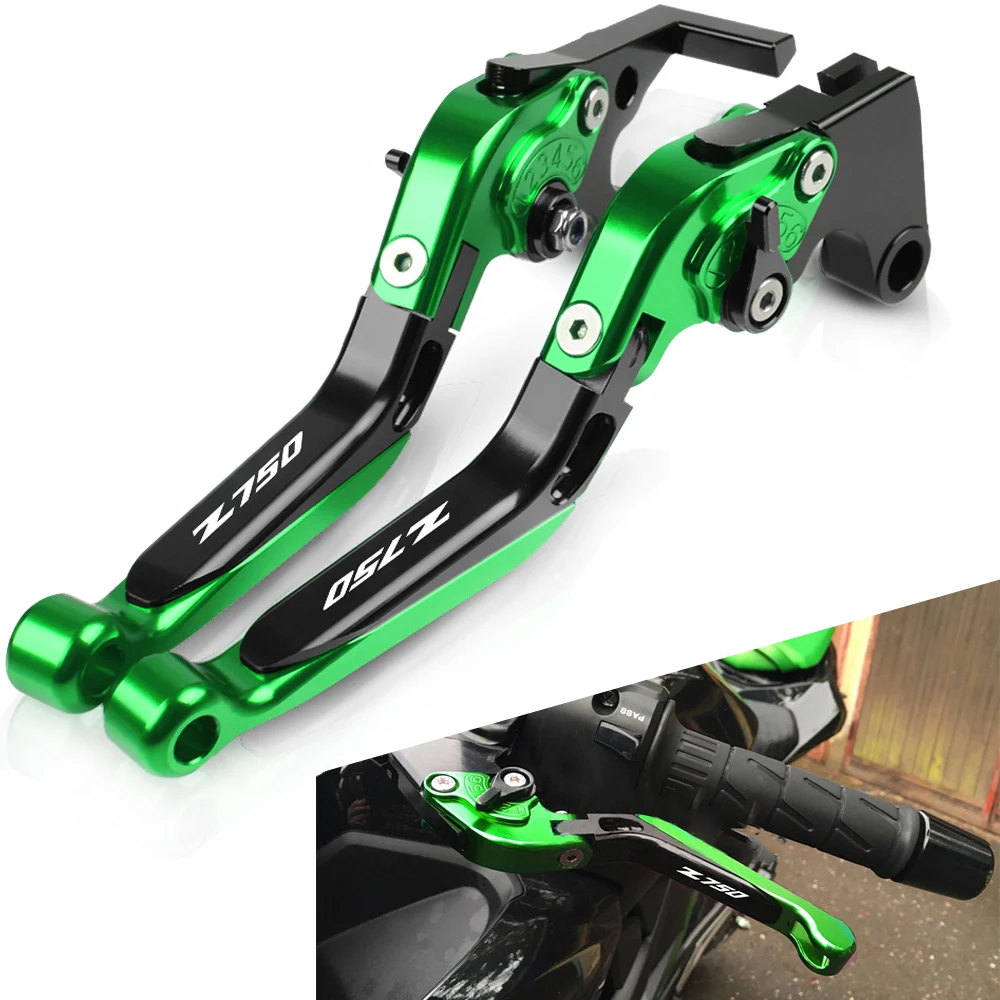 Для Kawasaki Z750 2007 2008 2009 2010 2011 2012 CNC выдвижной рычаг тормоза сцепления мотоцикла