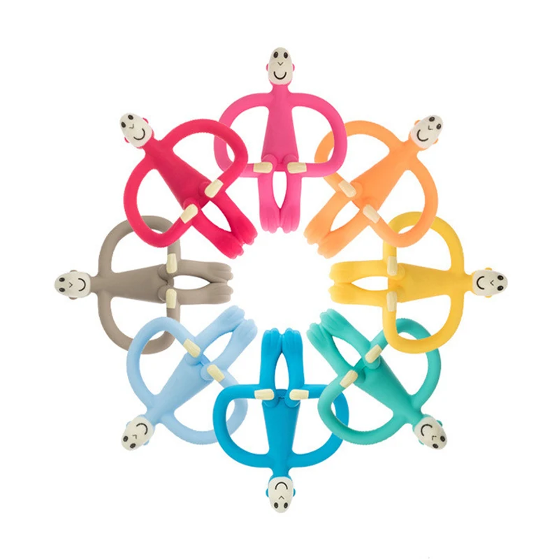 Обезьяны обезьяны обезболивающие детские зубы безопасный Прорезыватель зубов