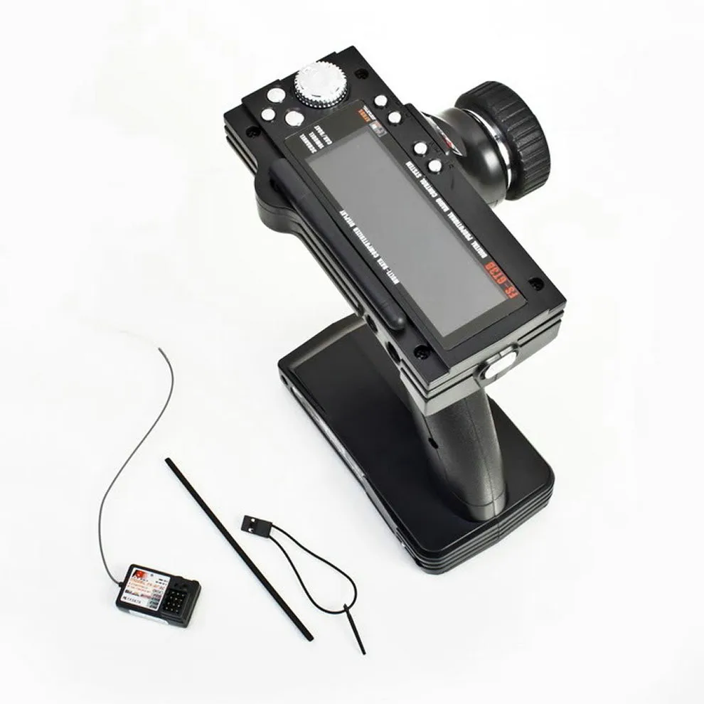 2,4G 3CH FS-GT3B RC лодка/Автомобильный контроллер ружья передатчик и приемник для радиоуправляемых моделей Высокая чувствительность с светодиодный экраном