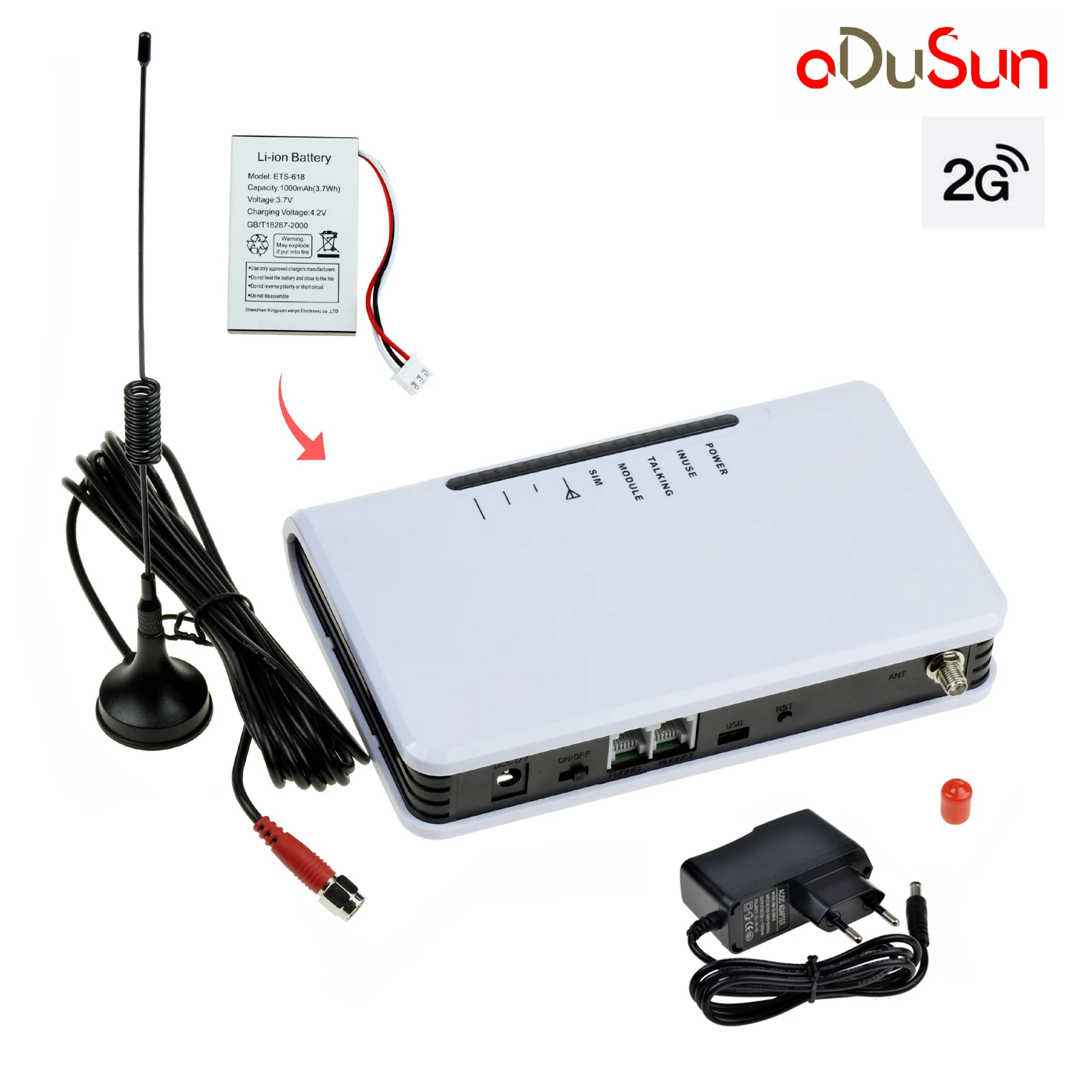 GSM 850/900/1800/1900 МГц фиксированный беспроводной терминал с внутренней батареей