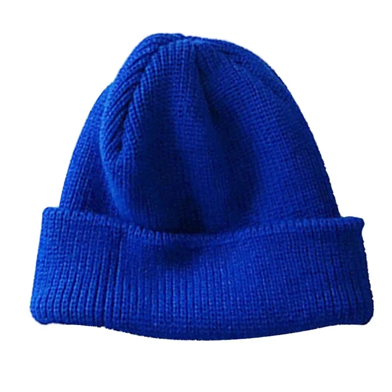 

Autumn Winter Hats Solid Beanie Kids Knitted Hat Soft Christmas Children Fluorescent Color Unisex Casual Solid Warm Melon Cap