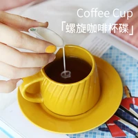 220ml high grade ceramic coffee cups coffee cup set simple european style mug cappuccino flower cups latte