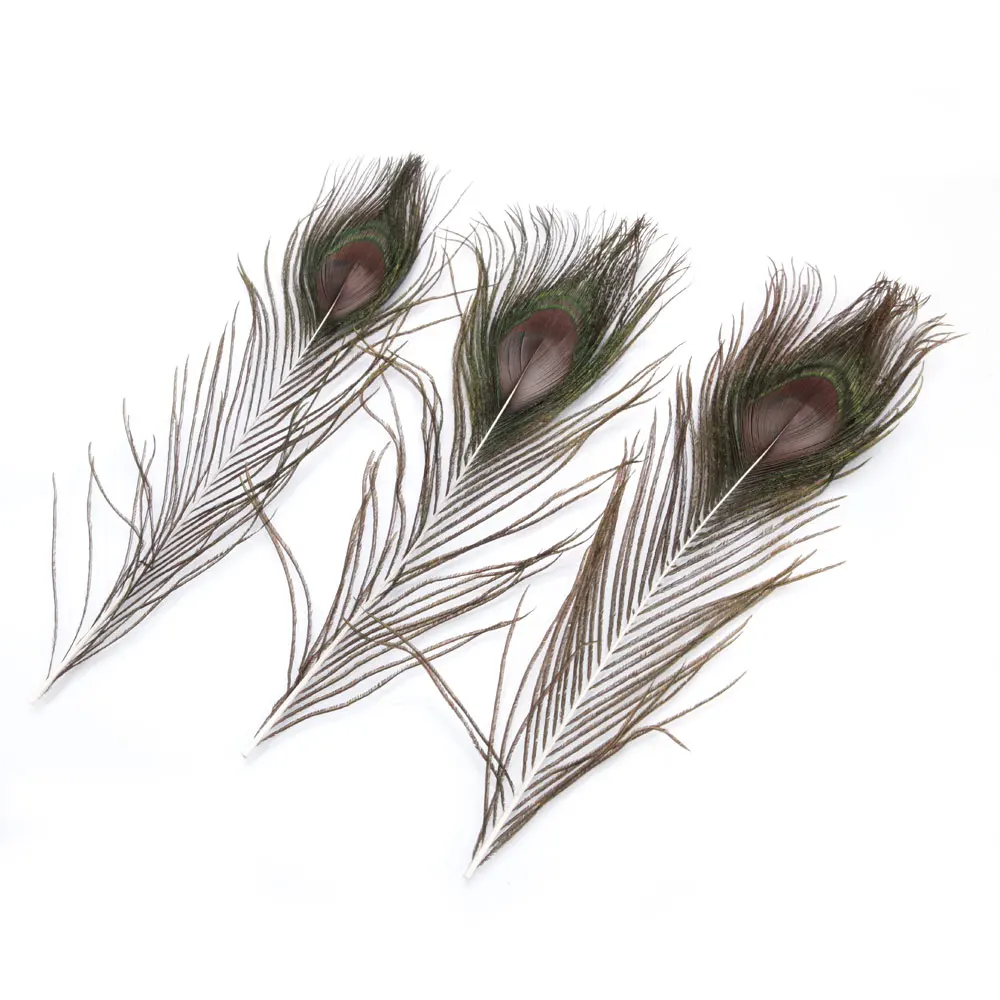

100pcs Beautiful Decoration Peacock Feathers Multi-Colored190812104