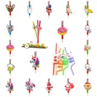 1000 шт. мультяшный чехол для карандашей медицинская еда соломенный Топпер с животными собакой единорогом Кепка-карандаш канцелярские товары школьные принадлежности подарок ученику