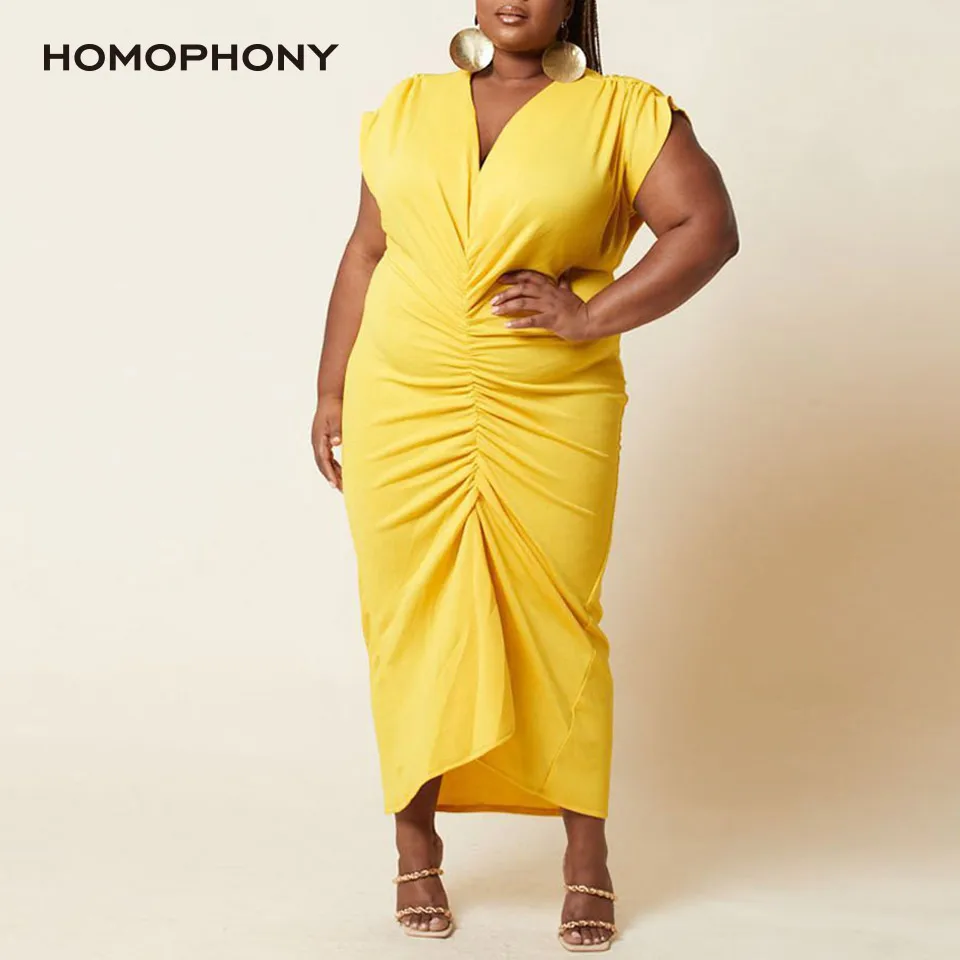 Платье Homophony женское Плиссированное модное повседневное пляжное макси платье с