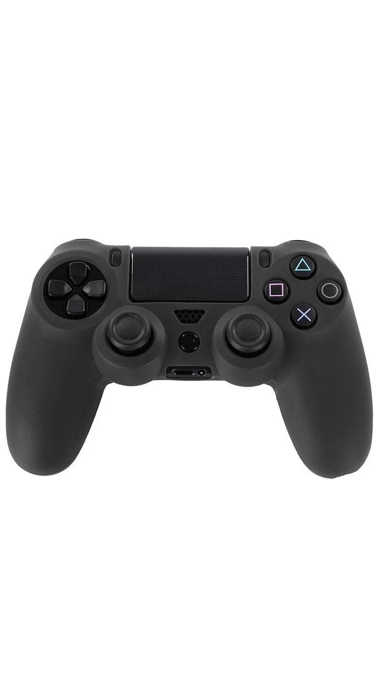 Защитный чехол s для контроллера PS4 силиконовый чехол для контроллера PS4 водонепроницаемый Противопылевой нескользящий корпус игровой консоли - Цвет: Black