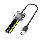 Чехол для M2 SSD M.2 на USB 3,0 Gen 1 5 Гбитс высокоскоростной корпус SSD для SATA M.2 для NGFF SSD 2242 2260 2280 адаптер для карты