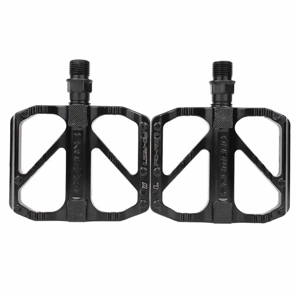 

2pcs Bicycle Palin Pedal Mountain Bike Aluminum Alloy Bearing Pedal Non-Slip Quick Release Platform Pedal Accessories