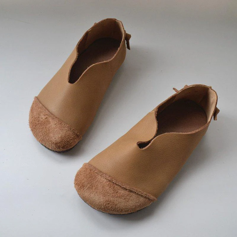 Женская обувь на плоской подошве Женские лоферы без застежки Удобная женская с