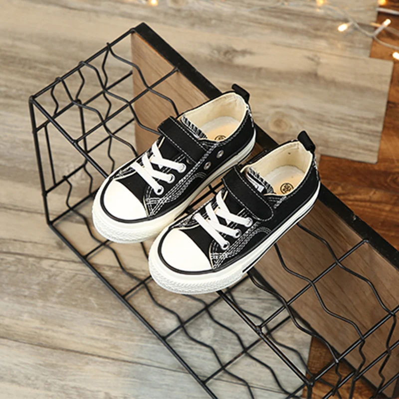 Кеды детские дышащие холщовые кроссовки плоская подошва Нескользящие