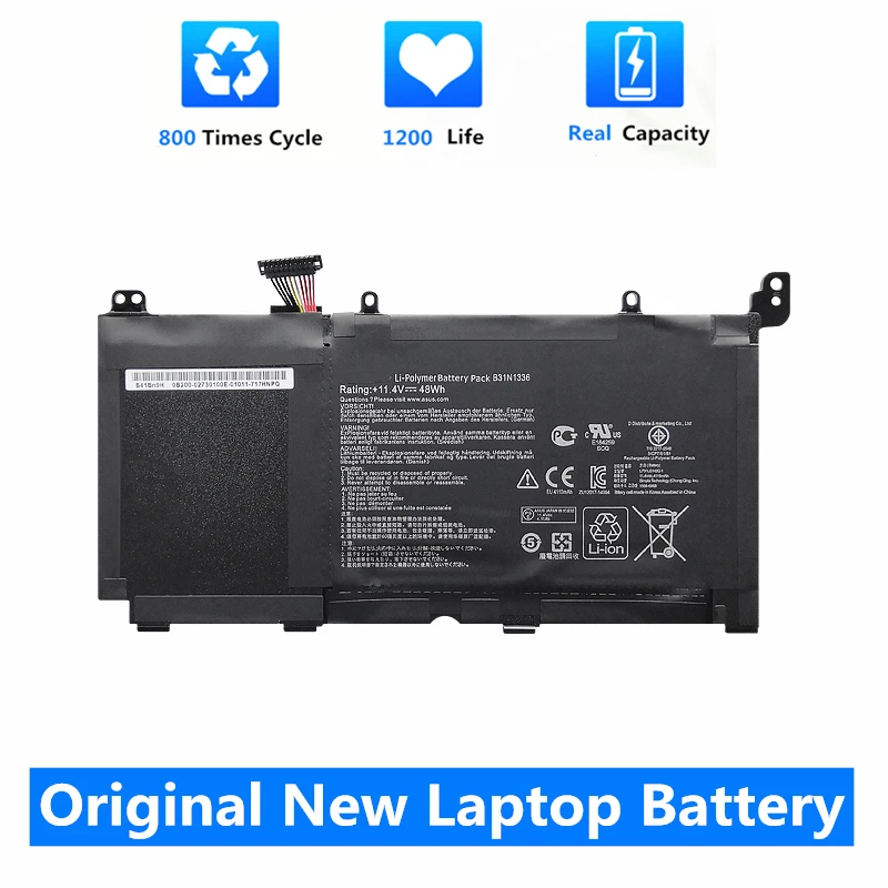 

CSMHY Original New B31N1336 Battery For ASUS VivoBook C31-S551 S551 S551L R553L R553LF K551LN V551L K551L R553LN S551LA S551LB