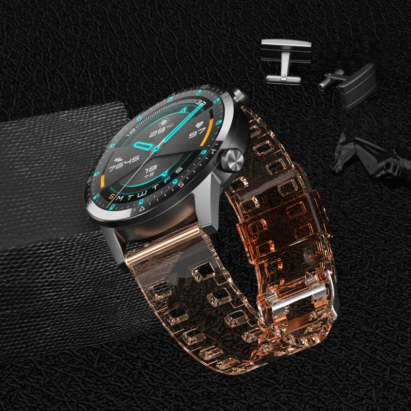 

7 Colors Fashion Silicone Strap For Huawei Honor Watch GT/GT 2e/GT 2 46mm/magic 2 46mm/watch 2 Pro Replacement Watch Band Wrist