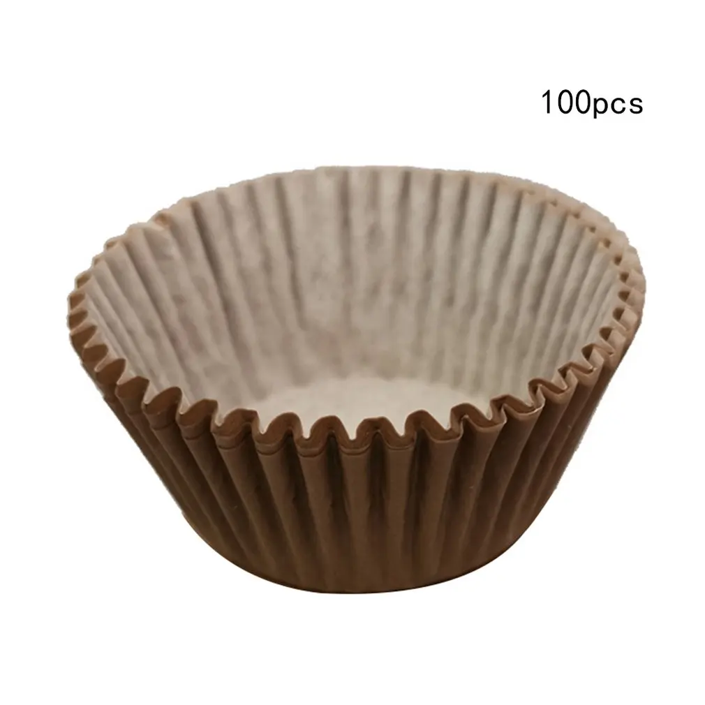 100 шт Мини Маффин кекс бумажные стаканчики шоколадный фандон лоток инструмент