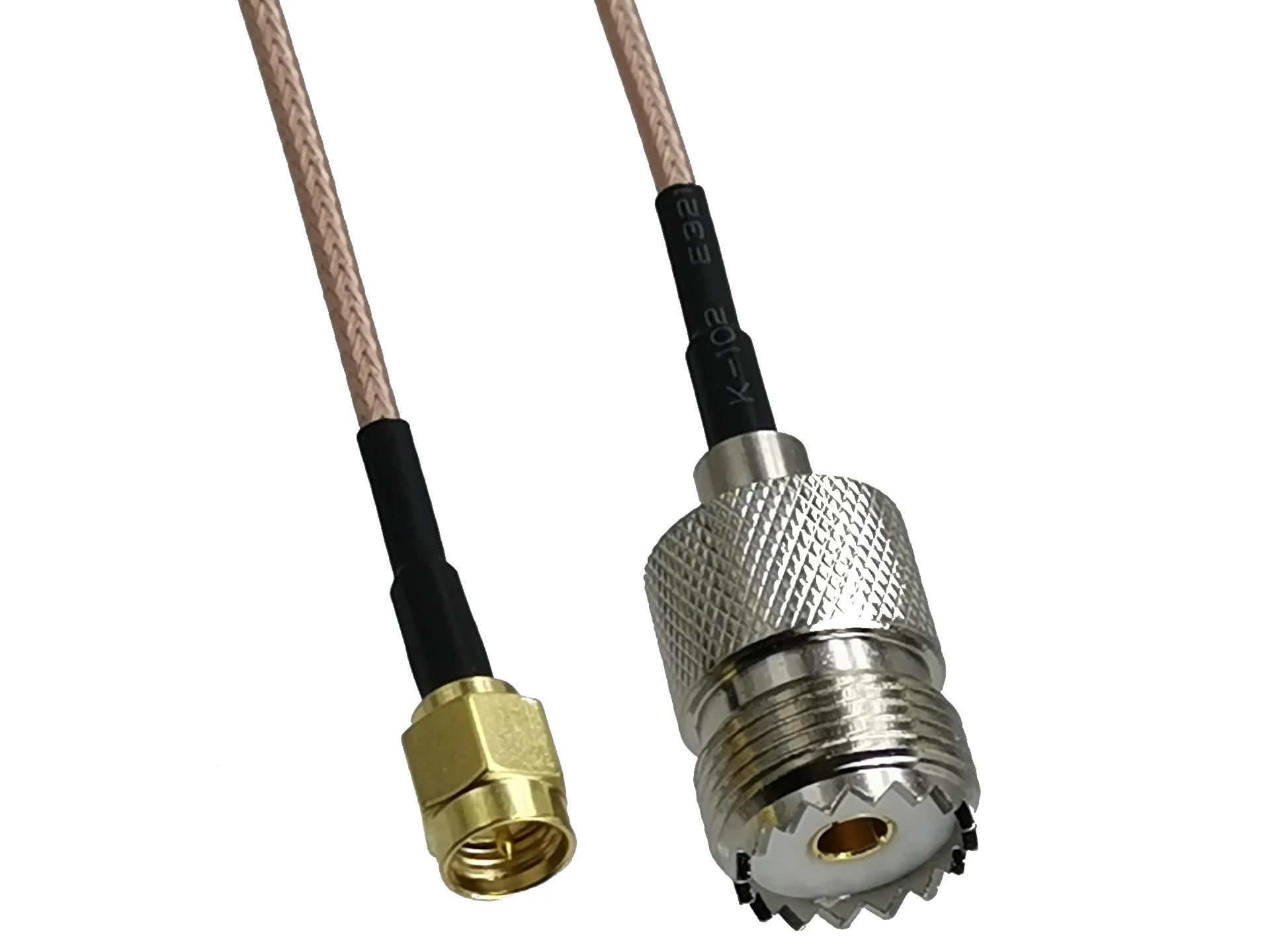 

1pcs RG316 UHF SO239 Female Jack to SMA Male Connector Crimp RF Coaxial Jumper Pigtail Wire Terminal 4inch~5M New