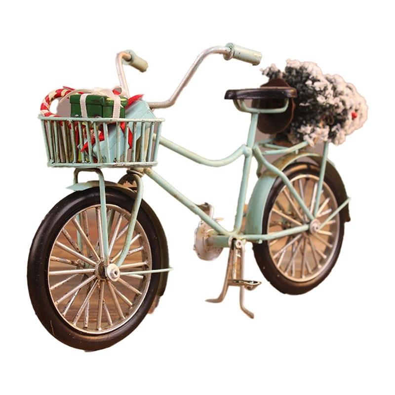 

Christmas Decorations Christmas Vintage Bicycle Ornaments Tin Novel Pickup Truck Model and Christmas Decoration Props