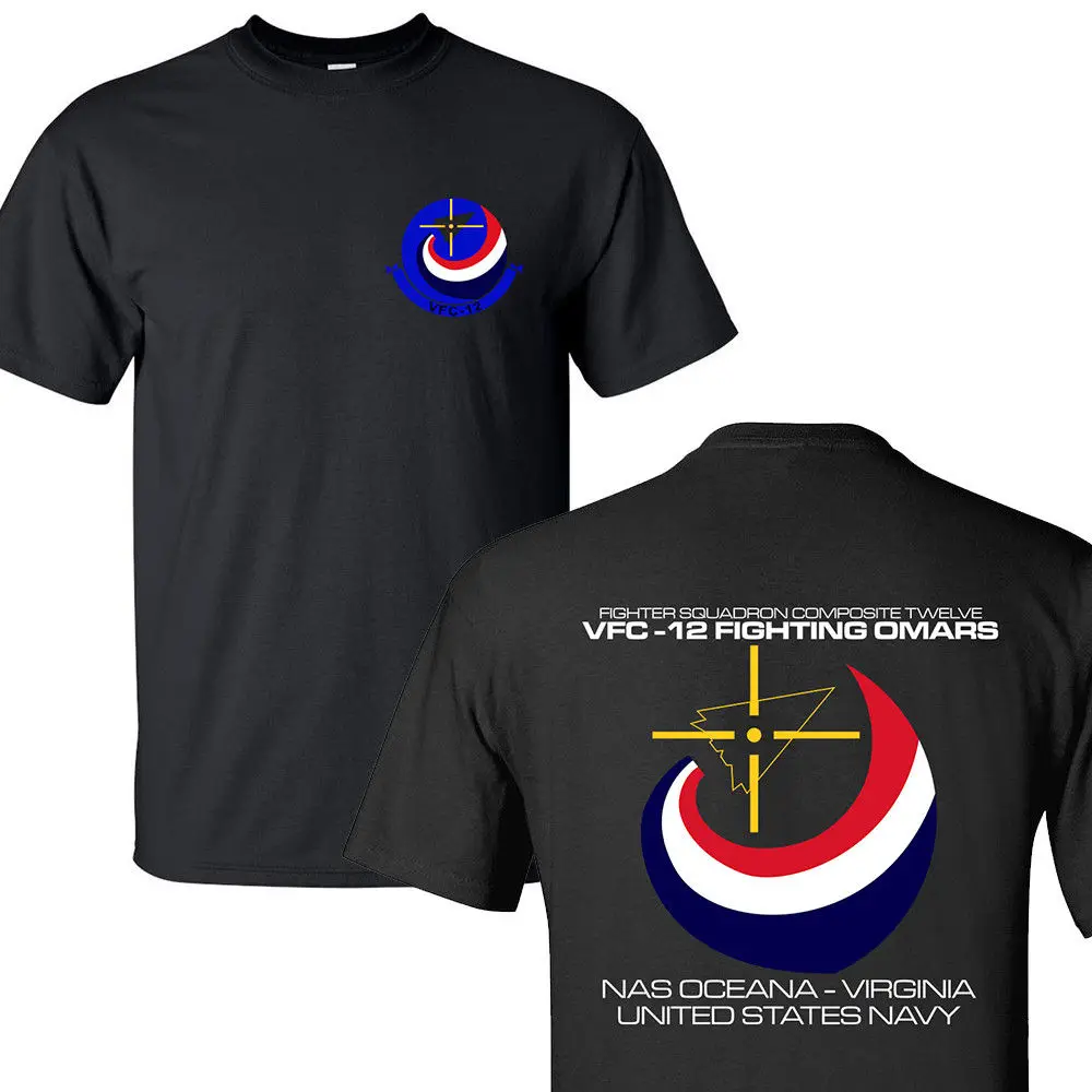 2019 Новая летняя модная футболка Vfc12 Fighting Omars резерв боевой отряд США темно синие