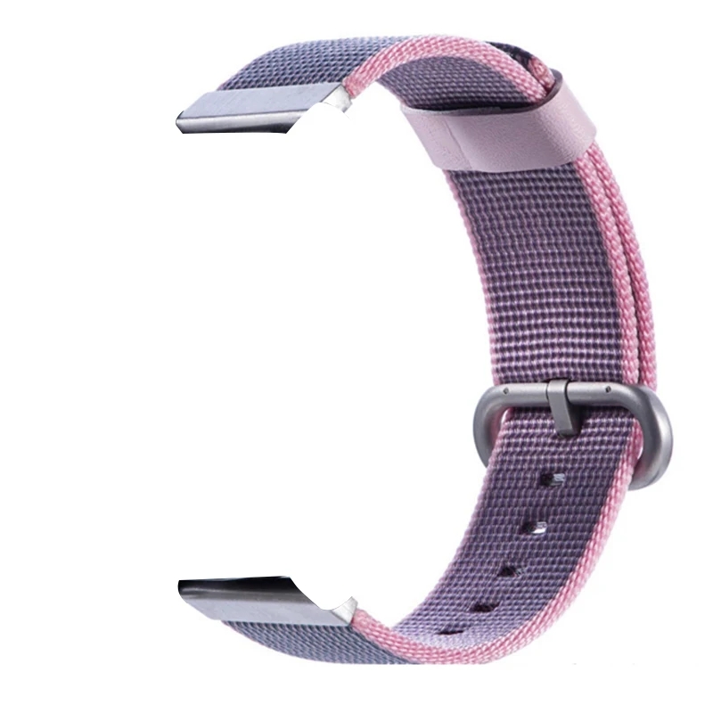 YUEDAER холщовый нейлоновый наручный ремешок для Xiaomi Amazfit GTS GTR 47 42 сменный ремешок для наручных часов для Amazfit Bip GTR 47 мм 42 мм ремешок