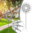2021 новая популярная уникальная и волшебная металлическая ветряная мельница уличные ветряные Спиннеры Ловцы ветра двор патио лужайка садовое украшение подарки