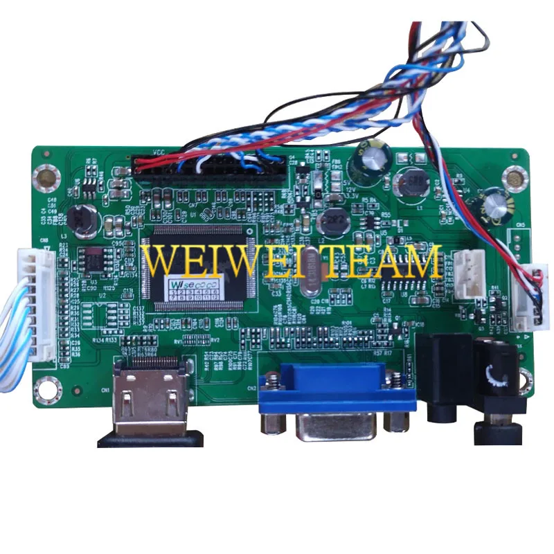 15,6 дюймов 1366x768 ЖК-экран с сенсорным экраном дигитайзер сборка VGA HDMI плата контроллера для ноутбука Тонкий светодиодный Замена