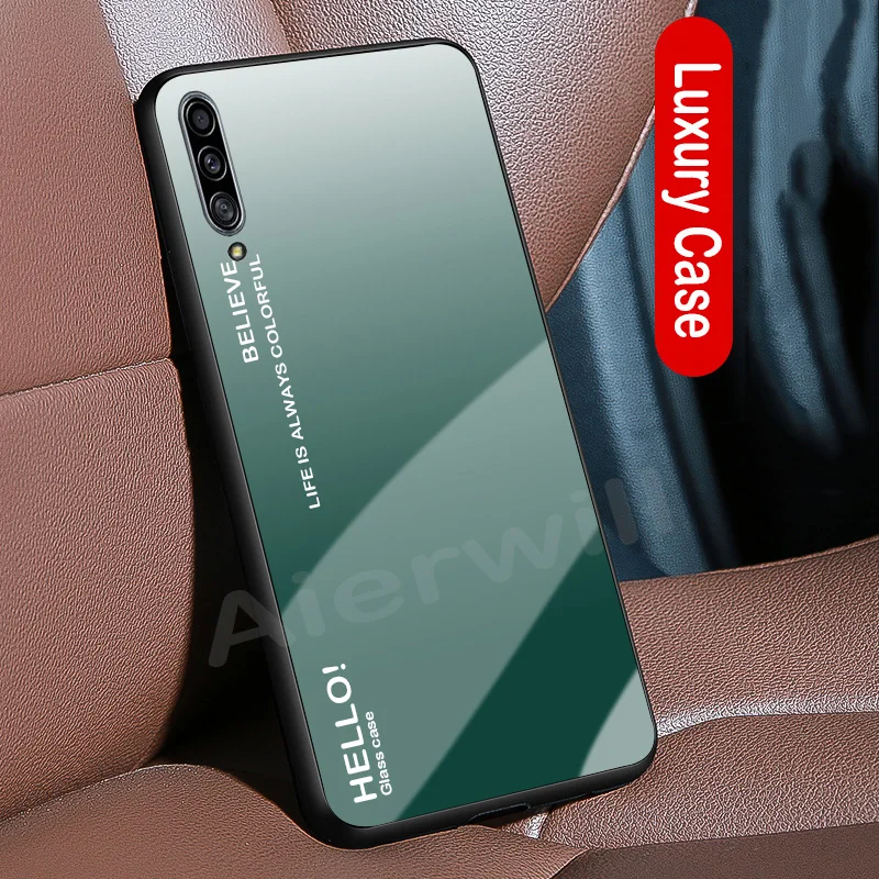 Чехол для Xiaomi mi 9 Lite роскошный бампер из закаленного стекла с градиентом