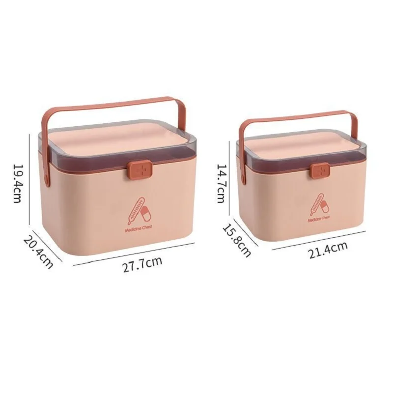 

Home Care Medicine Cabinet Plastic Storage Boxes Rectangle Storage Box Portable And Fashion Color Storage Boxes & Bins