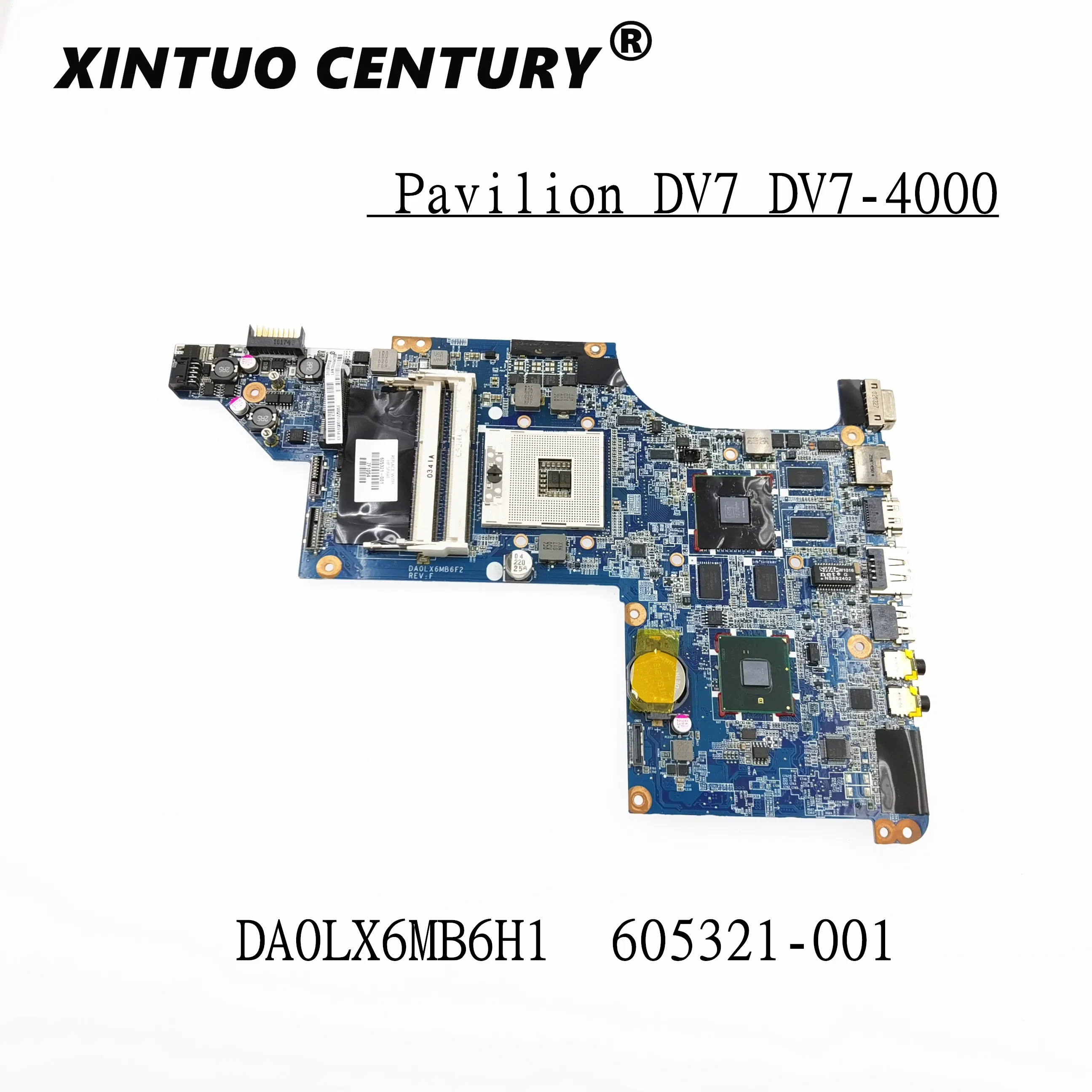    605321-001  HP dv7-4000 DV7T,   DA0LX6MB6G2 DA0LX6MB6F1 DA0LX6MB6H1 DDR3