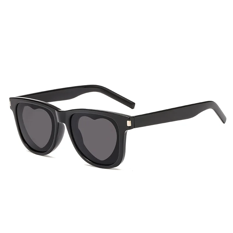 

Fashion Retro Effects Love Heart-Shaped Sunglasses Women's Sun Glasses Brand Designer Rectangle Festival Oculos De Sol Feminino