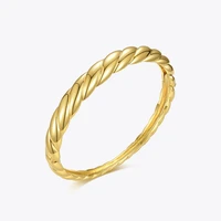 enfashion shiny twist bangles for women gold color elegant bracelets femme 2020 fashion jewelry christmas pulseras mujer b202185