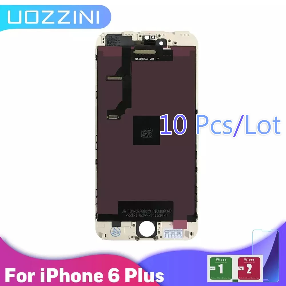 10 шт. для iPhone 6 Plus 5 100% проверенный AAA +++ дисплей сенсорный экран дигитайзер в сборе