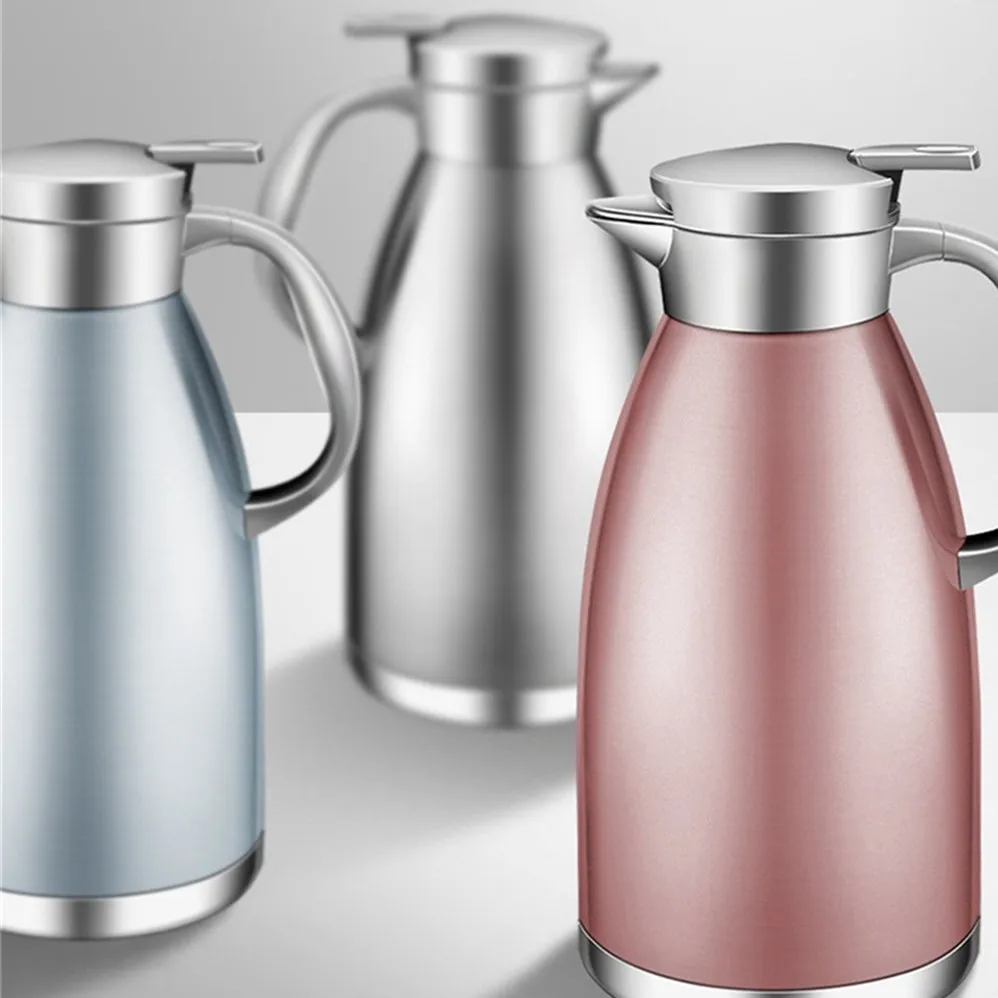 Вакуумная термос тепловой заварной чайник из нержавеющей стали с двойными