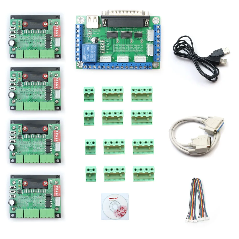 Плата контроллера шагового двигателя для nema23 двухфазный 3 А|board shirt|kit hidboard cutter |