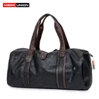 MAGIC UNION Weekender кожаные сумки для мужчин, дорожная вещевая сумка, портативные сумки на плечо, Мужская модная сумка для переноски