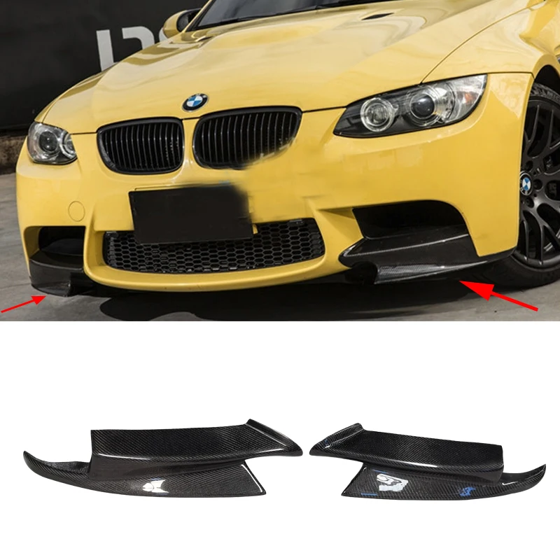 Передние разветвители для бампера из углеродного волокна BMW 3 серии E90 E92 E93 M3 2008 2014