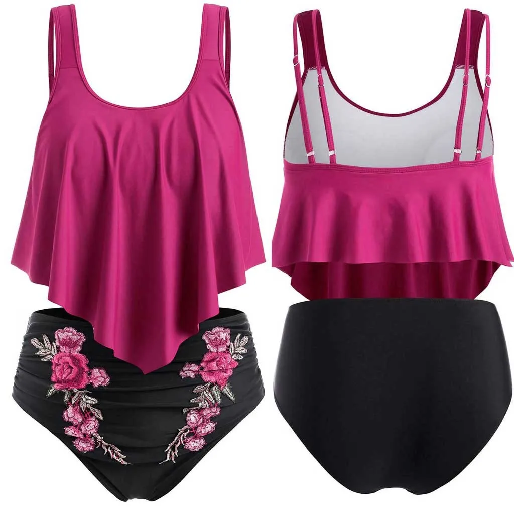 Женские бикини с высокой талией 2020 Шорты для плавания купальный костюм женские