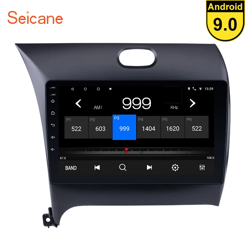Seicane 9 дюймов Android 9,0 Автомобильный gps навигатор стерео Мультимедийный Плеер Для 2013 KIA CERATO K3 FORTE Bluetooth