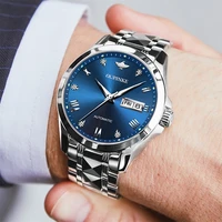 men classic business watch waterproof luxury automatic watches mens sapphire date luminous multifunction wristwatches for man