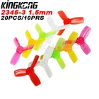 20 шт.10 пар KINGKONG 2345 2,3 дюймовый Пропеллер для EMAX 1104 4300KV бесщеточный двигатель RC Дрон FPV гоночный Квадрокоптер комплект рамы