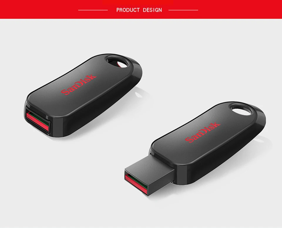 SanDisk USB 2,0 CZ62 мини-накопитель 64 ГБ 32 ГБ 16 ГБ USB флеш-накопитель карта памяти U диск USB ключ Флешка для ПК