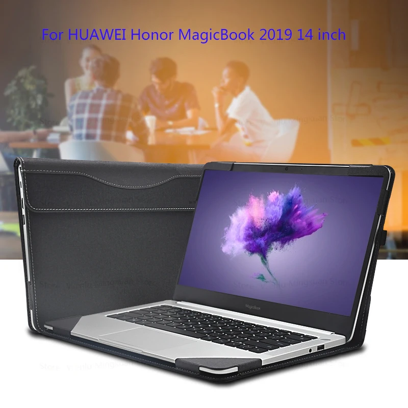 

Laptop Cases For HuaWei Honor MagicBook 2019 14 Split Portable PU Leather Protective Cover For Honor MagicBook 14" Laptop Sleeve