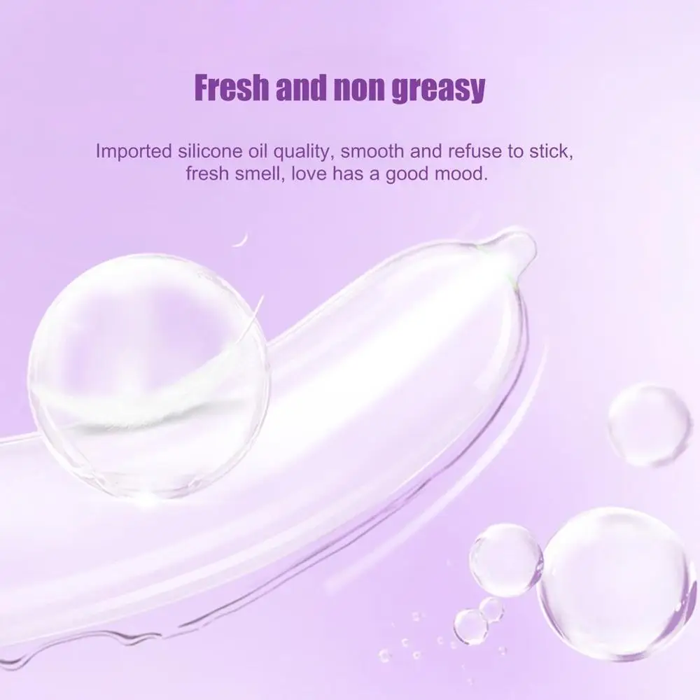 50 шт. (5 упаковок) Mingliu супертонкие презервативы из натурального латекса Kondom