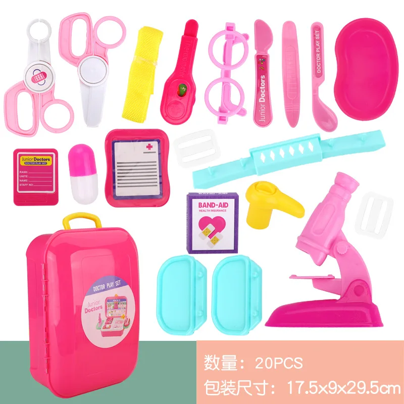 

Children's Play House Stethoscope Cosplay Doctor Toy Set Puzzle Dentist Stethoscope Nurse Simulation Medical Clinic Toolbox
