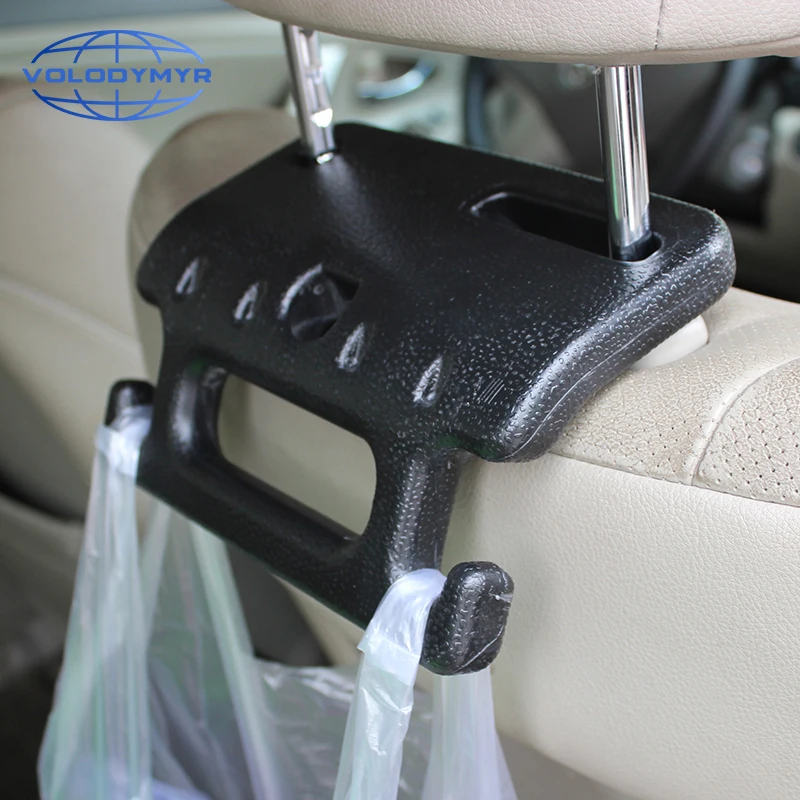 

Multi-functional Car Seat Headrest Hanger Bag Hook Holder Armrest Plastic or Purse Bag Cloth Grocery Storage Auto Fastener Clip