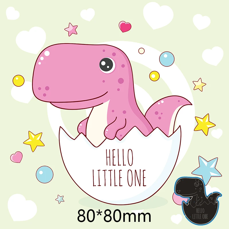 Новый набор вырубных штампов &quotдинозавр яичная скорлупа для малышей карт DIY