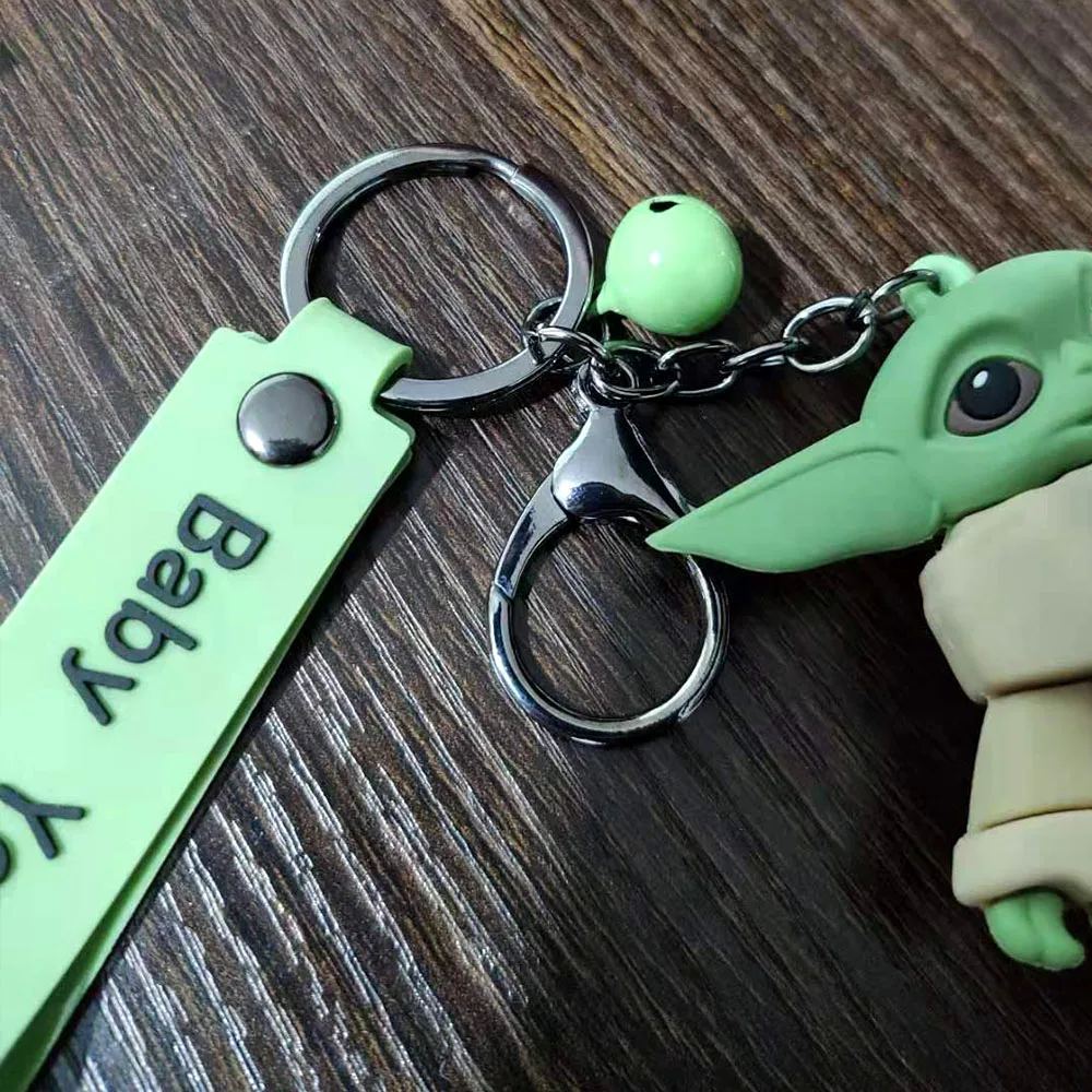 Disney Детские брелок в виде Йоды кольцо с рисованным аниме Мандалорское Звездные