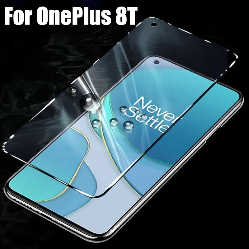 

UGI 3Pcs Full Cover Screen Protector Tempered Glass Clear 9H Perfect Fit Curved Edge For OnePlus 8T Protective Glass Front Film