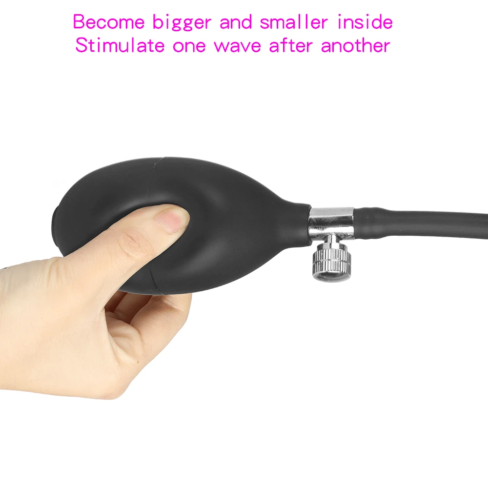 Надувная Анальная пробка с расширенными пробками массажный анальный