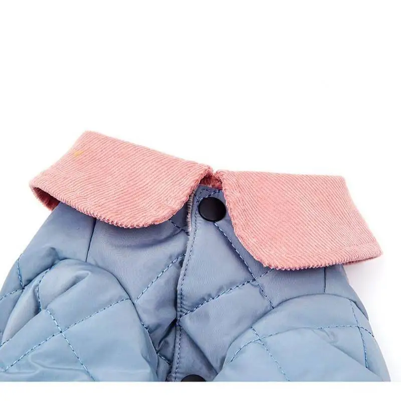 

2020 New Pet Clothing Fall/winter Dog Vest Splicing Four Legged Cotton Padded Clothes Comfortable Warm Pet Dog Coat