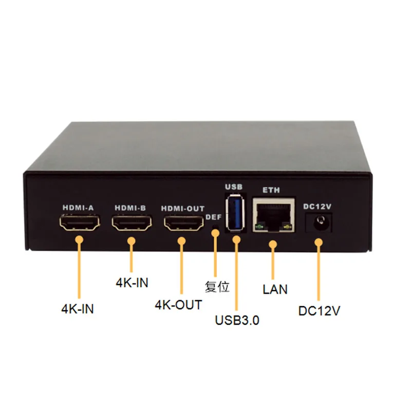 OTV-NC2 NDI|HX H.265 4K HD MI Video ENCODER Decoder with USB Recording Streaming Media SRT facebook youtube RTSP encoder | Электроника