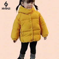 1 6yrs childrens casual outerwear coat girl cold winter warm hooded coat children cotton padded clothes kids warm cotton jacket