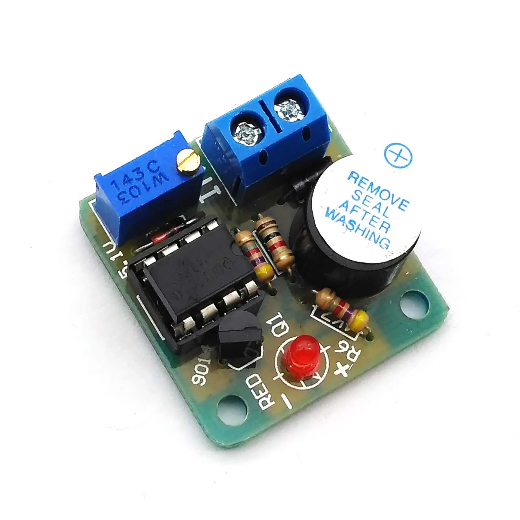 

12V battery sound and light alarm against over-discharge protection board, low voltage / under voltage protection module